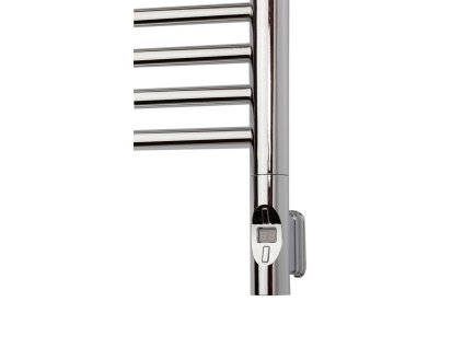 Sapho Elektrická topná tyč s termostatem a dálkovým ovládáním, 300 W, kulatá, chrom HVO-300C