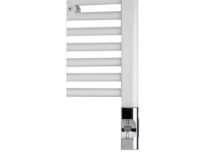 Elektrická topná tyč s termostatem a dálkovým ovládáním, 900 W, D-tvar, chrom HVD-900C