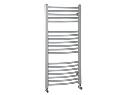 Aqualine ORBIT otopné těleso s bočním připojením 450 x 970 mm, 419 W, metalická stříbrná ILA94