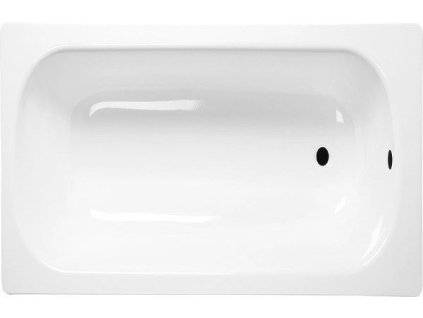 AQUALINE Smaltovaná vana 105x65cm, bílá V105X65