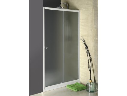 AQUALINE AMADEO posuvné sprchové dveře 1100 mm, sklo BRICK