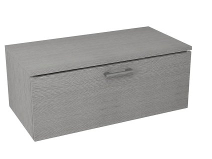 SAPHO MAKALA skříňka s vrchní deskou 89,5x35x45,2 cm, dub stříbrný ML096