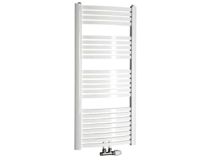 Otopné těleso / radiátor / topný žebřík: Aqualine STING Otopné těleso 550 x 1237 mm, středové připojení, 589 W, bílá NG512 od značky Aqualine. Série: Sting. Šířka: 550 mm. Výška: 1237 mm. Výkon: 589 W. Barva: Bílá. Materiál: Ocel. Možnost vytápění: Kombinované vytápění. Doporučená topná tyč o výkonu: 500 W. Doporučené umístění: Koupelna. Rozměry (šxv): 550 x 1237 mm. Rozteč připojení 50 mm: Symetrické (na střed). Rozteč připojení přesně: 50 mm. Styl: Designový. Tvar: Designový, Tvar H. Připojení: Středové připojení.