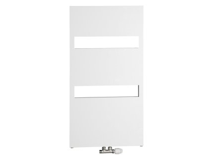 Otopné těleso / radiátor / topný žebřík: Aqualine ORLANDO otopné těleso deskové 605 x 1143 mm, 438 W, bílá IL116 od značky Aqualine. Série: Orlando. Šířka: 605 mm. Výška: 1143 mm. Výkon: 438 W. Barva: Bílá. Materiál: Ocel. Možnost vytápění: Kombinované vytápění. Doporučená topná tyč o výkonu: 400 W. Doporučené umístění: Chodba. Rozměry (šxv): 605 x 1143 mm. Rozteč připojení 50 mm: Symetrické (na střed). Rozteč připojení přesně: 570 mm. Styl: Designový. Tvar: Designový, Deskový. Připojení: Středové připojení nebo boční připojení.