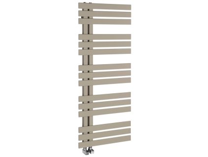 Otopné těleso / radiátor / topný žebřík: SAPHO SILVANA otopné těleso 500 x 1236mm, moca metalíza IR152 od značky Sapho. Série: Silvana. Šířka: 500 mm. Výška: 1236 mm. Výkon: 561 W. Barva: Moca metalíza. Materiál: Ocel. Možnost vytápění: Kombinované vytápění. Doporučená topná tyč o výkonu: 500 W. Doporučené umístění: Koupelna. Rozměry (šxv): 500 x 1236 mm. Rozteč připojení 50 mm: Nesymetrické (na bok). Rozteč připojení přesně: 50 mm. Styl: Designový. Tvar: Designový, Tvar E. Připojení: Středové připojení.