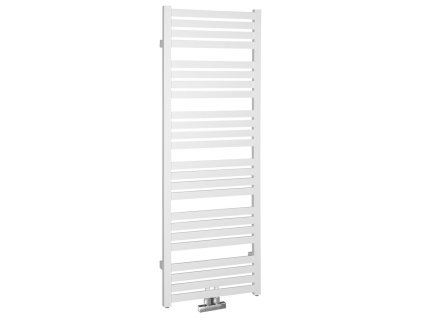 Otopné těleso / radiátor / topný žebřík: SAPHO NEVEL otopné těleso 555 x 1583 mm, 690 W, středové připojení, bílá NVX616 od značky Sapho. Série: Nevel. Šířka: 555 mm. Výška: 1583 mm. Výkon: 621 W. Barva: Bílá mat. Materiál: Ocel. Možnost vytápění: Kombinované vytápění. Doporučená topná tyč o výkonu: 600 W. Doporučené umístění: Koupelna. Rozměry (šxv): 555 x 1583 mm. Rozteč připojení 50 mm: Symetrické (na střed). Rozteč připojení přesně: 50 mm. Styl: Designový. Tvar: Designový, Tvar H. Připojení: Středové připojení nebo boční připojení.