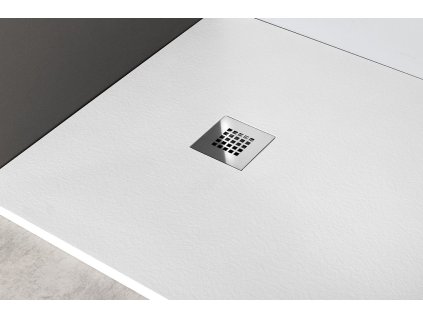 MITIA sprchová vanička z litého mramoru, obdélník 160x90x3 cm