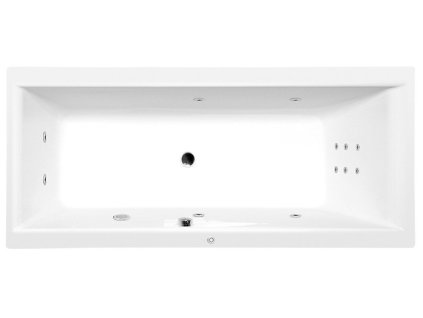 POLYSAN CLEO HYDRO hydromasážní vana, 170x75x48cm, bílá 94611H od značky Polysan. Tvar: Obdélníkové, Hydromasážní. Délka: 170 cm. Šířka: 75 cm. Hloubka: 48 cm. Instalace: Podezděním a obložením, S obkladovým panelem, Usazení na podlahu. Materiál: Akrylát. Barva: Bílá. Vany pro uvolnění a relaxaci