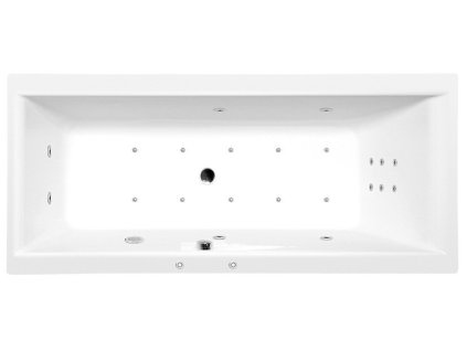POLYSAN CLEO HYDRO-AIR hydromasážní vana, 170x75x48cm, bílá 94611HA
