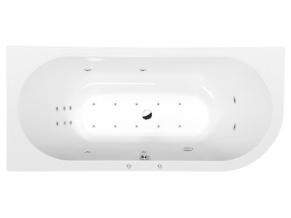 POLYSAN VIVA L HYDRO-AIR hydromasážní vana, 175x80x47cm, bílá 70119HA