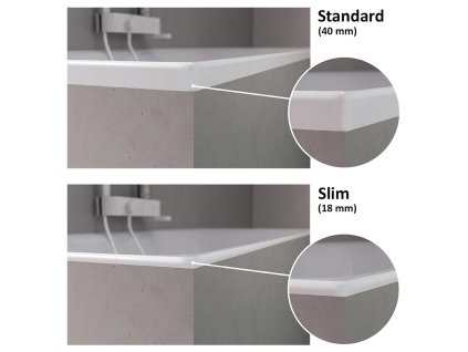 POLYSAN ASTRA B SLIM obdélníková vana 165x75x48cm, bílá 32611S - Vany > Obdelníkové vany
