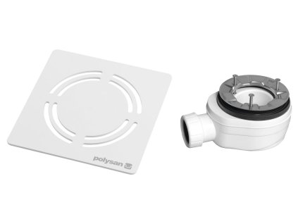 POLYSAN FLEXIA vaničkový sifon, průměr 90mm, DN40, krytka bílá