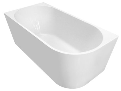 AQUALINE TIBERA L volně stojící vana, 170x80 cm, bílá E1026