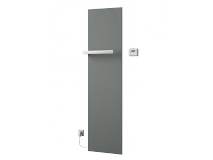 SAPHO ELION elektrické otopné těleso včetně termostatu 456 x 1765 mm, 600 W, metalická stříbrná IR502