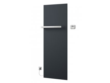 Otopné těleso / radiátor / topný žebřík: SAPHO ELION elektrické otopné těleso včetně termostatu 606 x 1765 mm, 900 W, metalická antracit IR510 od značky Sapho. Série: Elion. Šířka: 606 mm. Výška: 1765 mm. Výkon: 900 W. Barva: Antracit. Materiál: Ocel. Možnost vytápění: Elektrické vytápění. Doporučená topná tyč o výkonu: 900 W. Doporučené umístění: Koupelna. Rozměry (šxv): 606 x 1765 mm. Výbava: Topná tyč/folie (el. vytápění) součástí.