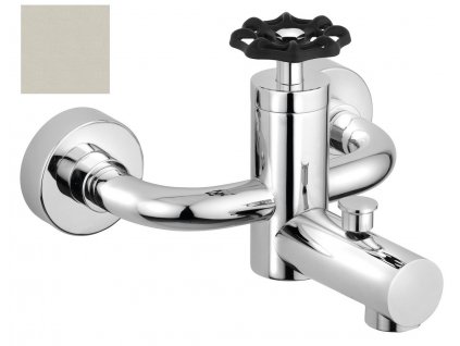 REITANO INDUSTRY nástěnná vanová baterie, nikl/černá 5181TT8