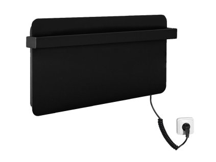 Elektrický sušák ručníků: SAPHO ELMIS elektrický sušák ručníků 600 x 300mm, 80W, antracit EB610 od značky Sapho. Série: ELMIS. Šířka: 600 mm. Výška: 300 mm. Výkon: 80 W. Barva: Antracit. Materiál: Hliník. Možnost vytápění: Elektrické vytápění. Doporučené umístění: Koupelna. Rozměry (šxv): 600 x 300 mm. Výbava: Držák ručníků: součástí.