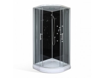 Roth Outlet Bondy BLACK 900 hydromasážní sprchový box 90 x 90 x 215 cm 4000664