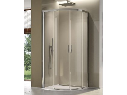 Ronal TOP-Line S TLSR sprchový kout 80x80 čtvrtkruh + vanička + sifon AKCE