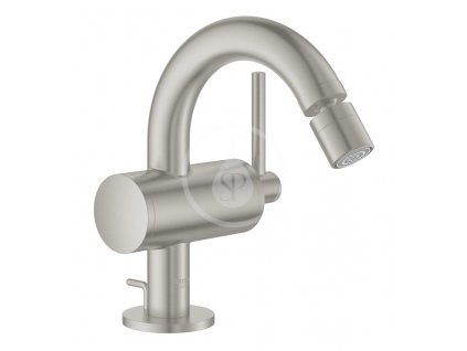 Grohe Atrio bidetová baterie s výpustí, kartáčovaný Hard Graphite 32108AL3