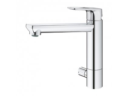 Grohe BauLoop dřezová baterie s uzavíracím ventilem, chrom 31713000