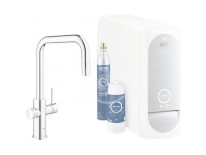 Grohe Blue Home dřezová baterie Connected, s chladícím zařízením a filtrací, chrom 31543000