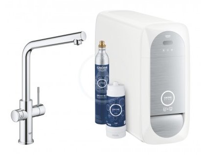 Grohe Blue Home dřezová baterie s chladícím zařízením a filtrací, chrom 31454001