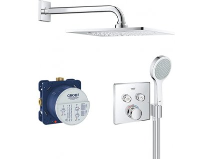 Grohe Grohtherm SmartControl sprchový set Perfect s podomítkovým termostatem, 254 mm, chrom 34742000