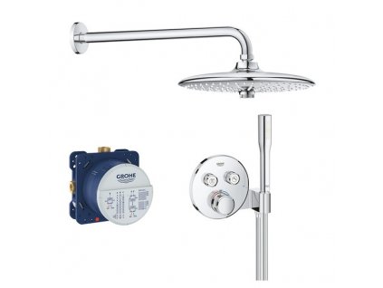 Grohe Grohtherm SmartControl sprchový set Perfect s podomítkovým termostatem, 260 mm, chrom 34744000