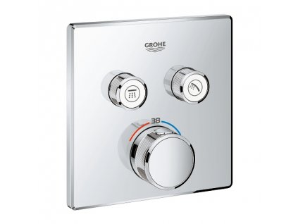 Grohe Grohtherm SmartControl termostatická baterie pod omítku se 2 ventily, chrom 29124000