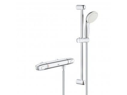 Grohe Grohtherm sprchový set s termostatem na zeď, rozteč 120 mm, chrom 34153004 1