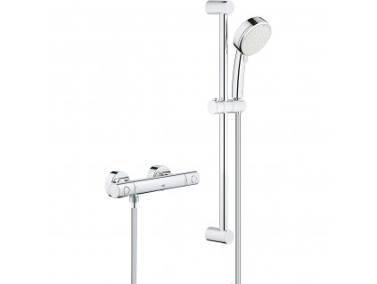 Grohe Grohtherm 800 Cosmopolitan sprchový set s termostatem na zeď, 2 proudy, chrom 34768000 1