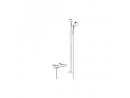 Grohe Grohtherm 800 Cosmopolitan sprchový set s termostatem na zeď, 2 proudy, chrom 34769000 1