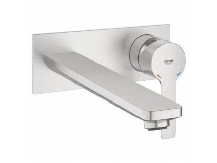 Grohe Lineare umyvadlová baterie L pod omítku, 2 otvorová instalace, supersteel 23444DC1 1