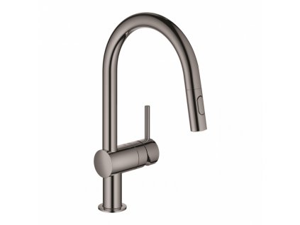 Grohe Minta dřezová baterie s výsuvnou sprškou, Hard Graphite 32321A02 1