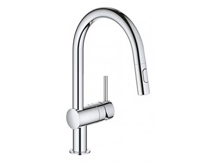 Grohe Minta dřezová baterie s výsuvnou sprškou, chrom 32321002 1