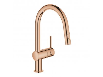 Grohe Minta dřezová baterie s výsuvnou sprškou, Warm Sunset 32321DA2 1