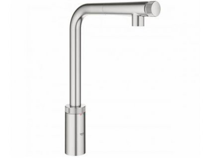 Grohe Minta SmartControl dřezová baterie s výsuvnou koncovkou, supersteel 31613DC0 1