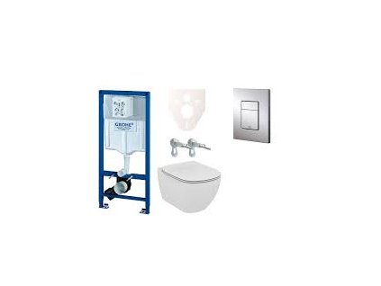 Grohe Rapid SL sada pro závěsné WC + klozet a sedátko softclose Ideal Standard Tesi 38528SET KE