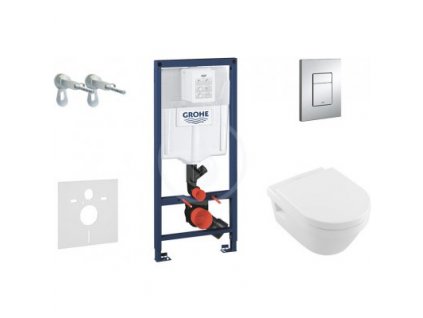 Grohe Rapid SL Set předstěnové instalace, klozetu a sedátka Ideal Standard, tlačítka Skate Cosmo, Aquablade, SoftClose, chrom 38528SET KU