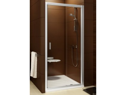 Ravak Sprchové dveře posuvné dvoudílné 100 cm bílá,     BLDP2-100 TRANSPARENT   0PVA0100Z1