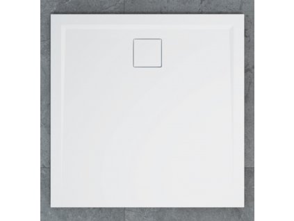 SanSwiss Livada Sprchová vanička čtvercová 80×80 cm bílá,    W20Q08004