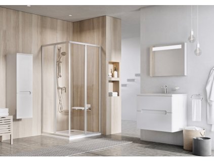 Ravak Supernova SRV2+SRV2 sprchový kout čtvercový 75x75 cm