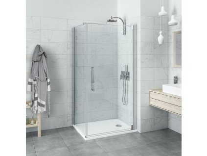 Roth HITECH NEO LINE HI PI2+HI FXP Sprchový kout čtvercový 80x80 cm HI PI2/800_HI FXP/800