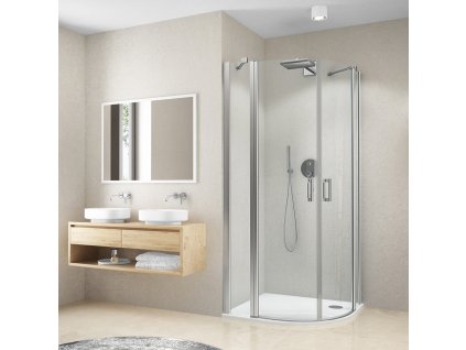 Roth CARIBA LINE CI P55 Sprchový kout čtvrtkruhový 100x100 cm