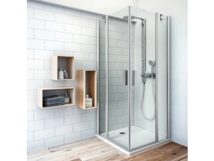 Roth TOWER LINE TDO1+TDO1 Sprchový kout čtvercový 110x110 cm
