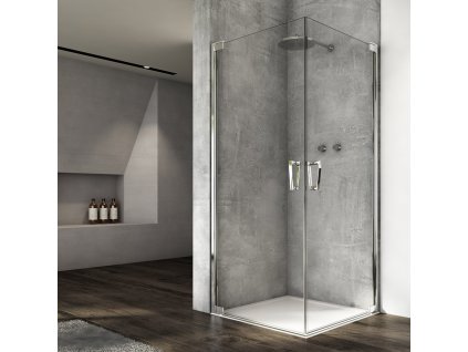 Ronal CADURA CA1C G+D sprchový kout čtvercový 80x80 cm