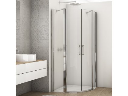 Ronal DIVERA D22ERB sprchový kout čtvrtkruhový 120x120 cm