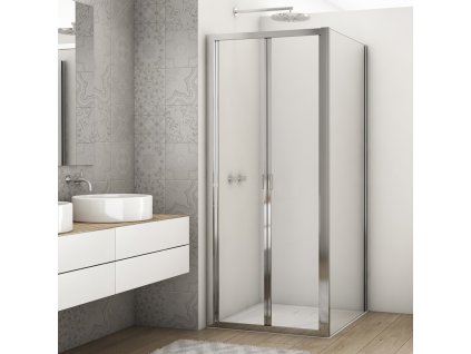 Ronal DIVERA D22K+D22F1 sprchový kout čtvercový 100x100 cm