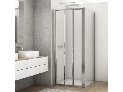 Ronal DIVERA D22S3+D22F1 sprchový kout čtvercový 80x80 cm